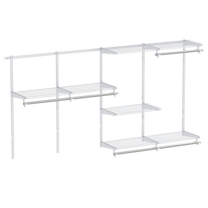 Wall Mounted Closet System, Adjustable 4-8 FT
