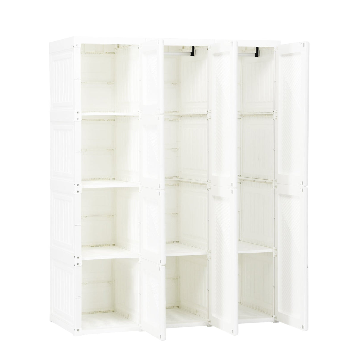Foldable Closet Organizer with 8 Storage Cubes