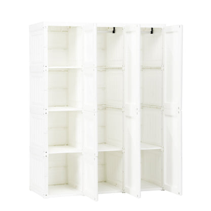 Foldable Closet Organizer with 8 Storage Cubes
