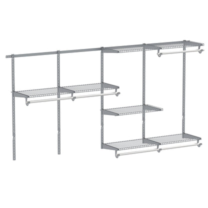 Wall Mounted Closet System, Adjustable 4-8 FT