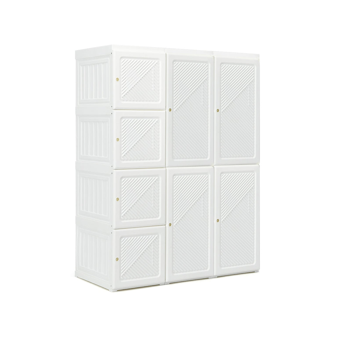 Foldable Closet Organizer with 8 Storage Cubes