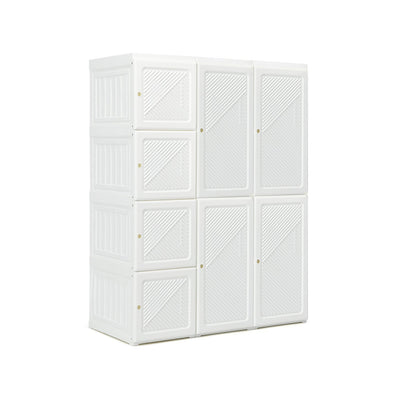 Foldable Closet Organizer with 8 Storage Cubes
